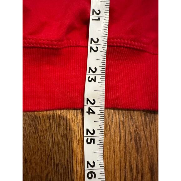 Mint Bejeweled Cat Sweatshirt – Red – Size Large Cozy Statement Pullover - Picture 9 of 10